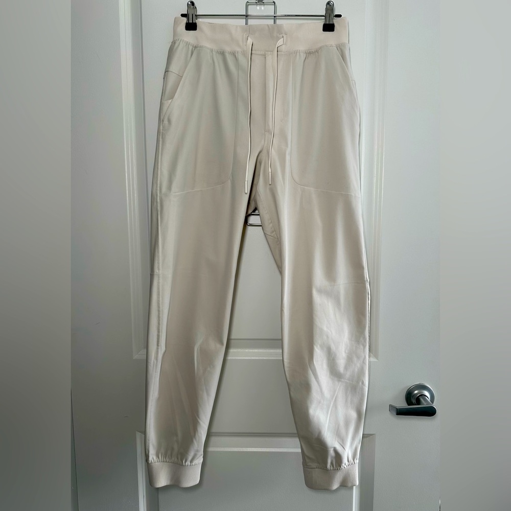 Lululemon Men’s ABC Joggers. Size small, never worn, off white
